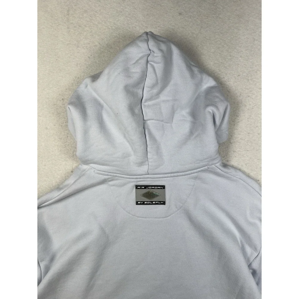 Nike Air Jordan x Solefly Football Gray Hoodie - DV7509-085 - Men's Size XL